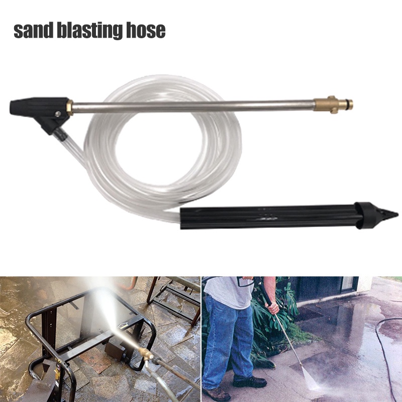 Home Tool Washer Sandblasting Kit Sand Blaster Attachment High Pressure