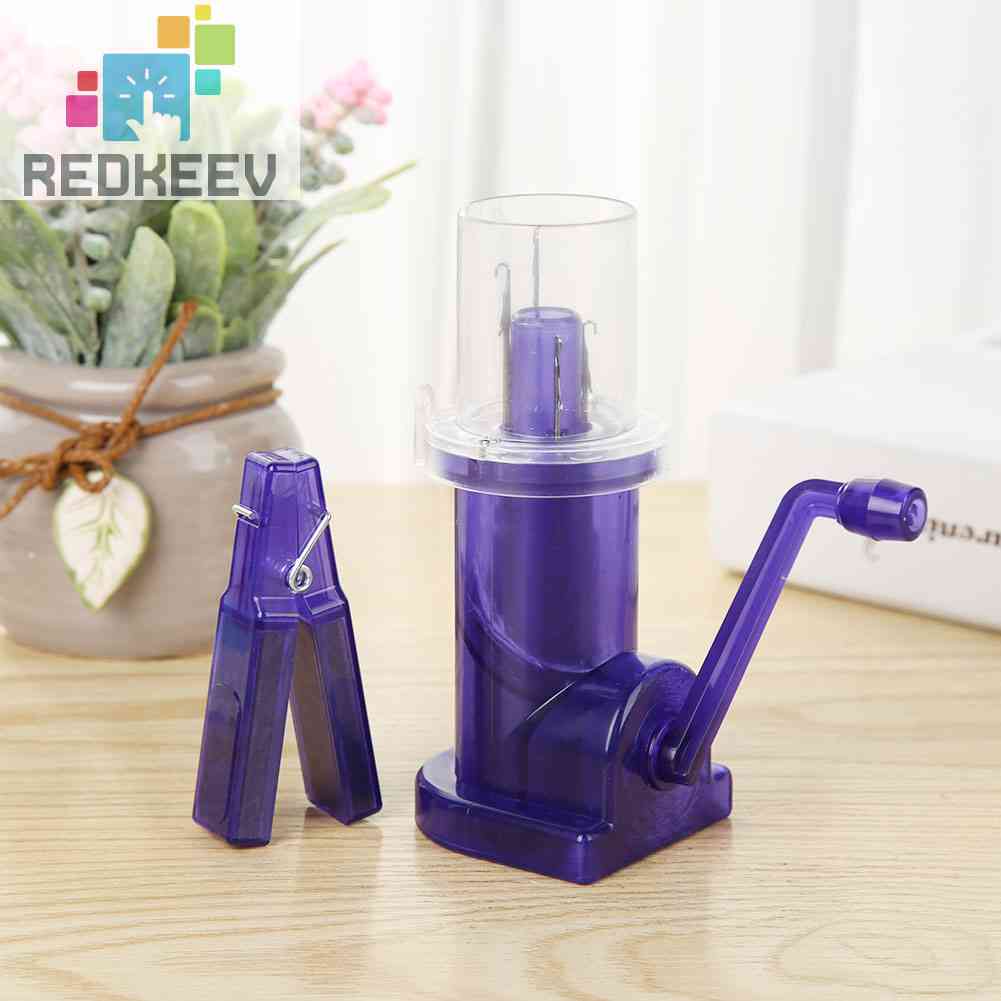 REDKEEV DIY Hand-operated Embellish-Knit Knitting Machine Spool Knitter ...