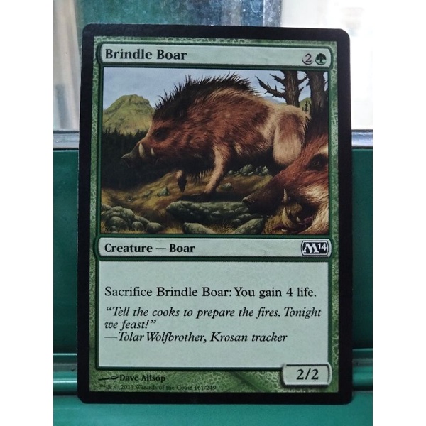 Magic: The Gathering(MTG) Card Brindle Boar Mix Sets | Shopee Philippines
