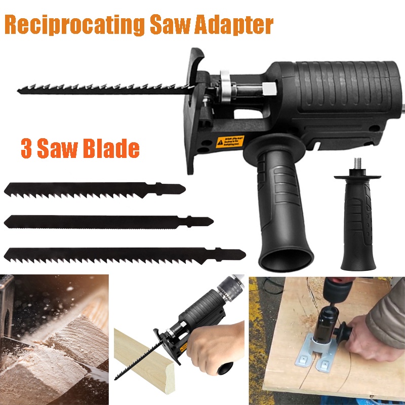 Reciprocating Saw Adapter Portable modified electric drill Wood Cutter