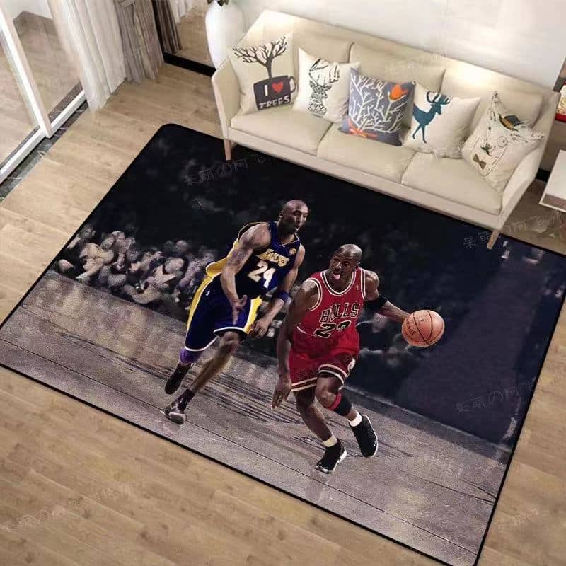NBA 150CMX180CM(5x6ft.) Carpet Basketball Court Carpet Living Room B 150CMX180CM Shopee