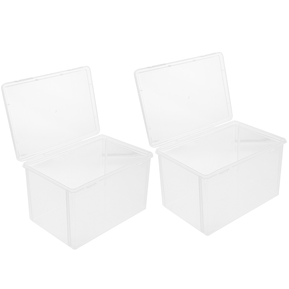 Bread Box Storage Container Case Clear Organizer Plasticfridge Bin