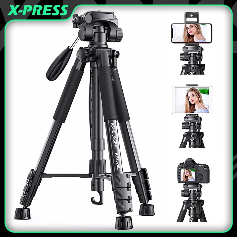 Lightweight Camera Tripod With Mobile Phone Holder Photo Tripod