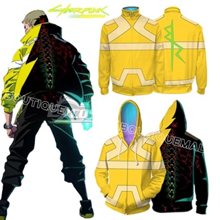 Ke Cyberpunk 2077 Jacket Short Coat Male COS Kojima Hideo With The Game  Clothing Sweater (L) on Galleon Philippines