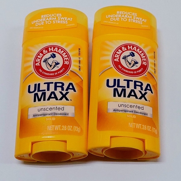 Arm & Hammer Ultra Max Unscented Antiperspirant Deodorant 73g Shopee