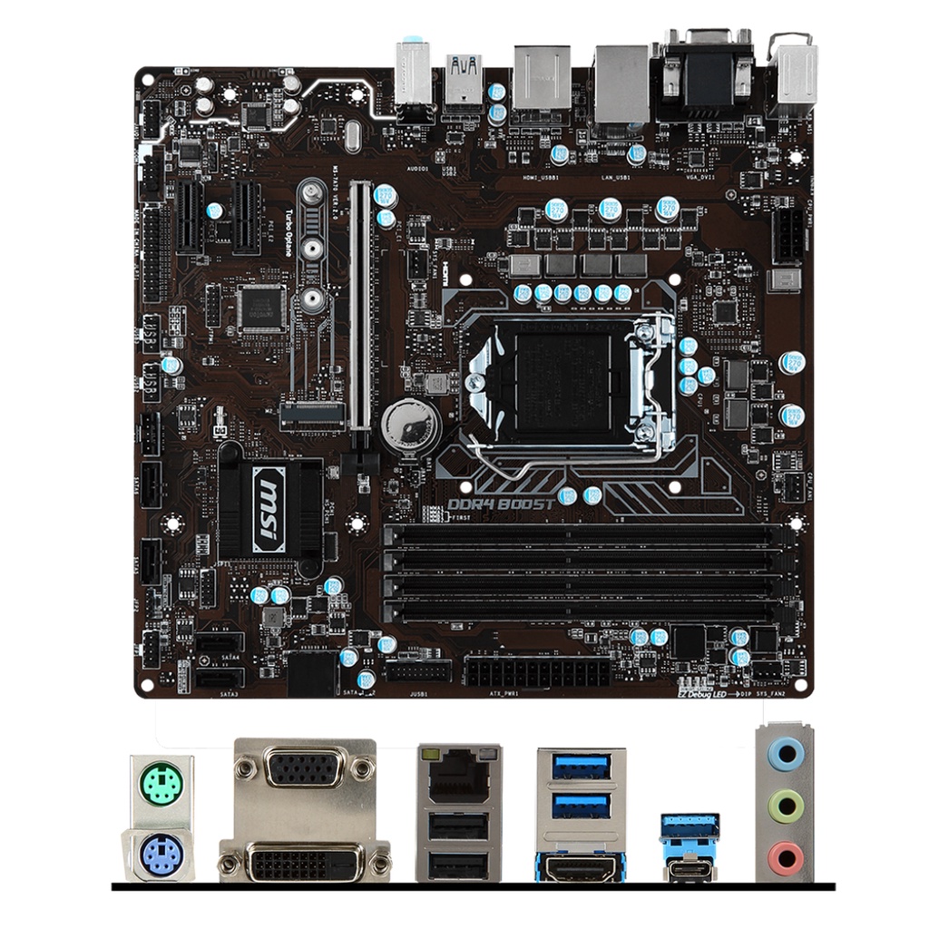 MSI B250M PRO D/E/VD/VH/VDH B250M-E/F/ BAZOOKA Motherboard M2 NVME  SATA6GB/S HDMI Supports 7th/ 6th - Main Image