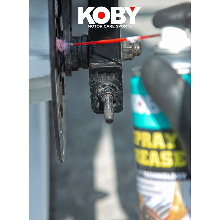 KOBY SPRAY GREASE 450ML Super Lubrication High Quality | Shopee Philippines