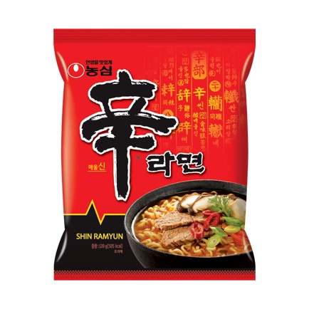 NONGSHIM SHIN RAMEN 120g ( SHINRAMEN/ SHIN RAMYUN /SHIN RAMYEON / SHIN ...