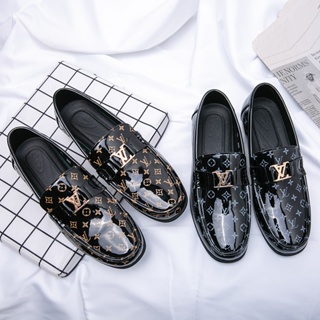 Formal Leather Shoes - LV Modern Black Square For Men - Shozly: Steps  Forward