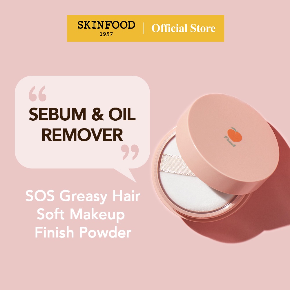 [SKINFOOD Official] Peach Cotton Multi Finish Powder Small 5g & Large