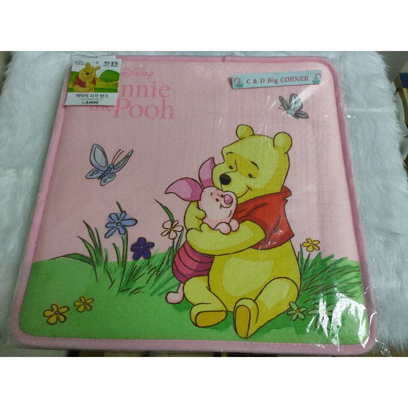 [DAISO KOREA] Winnie The Pooh Seat Cushion Pink (also available