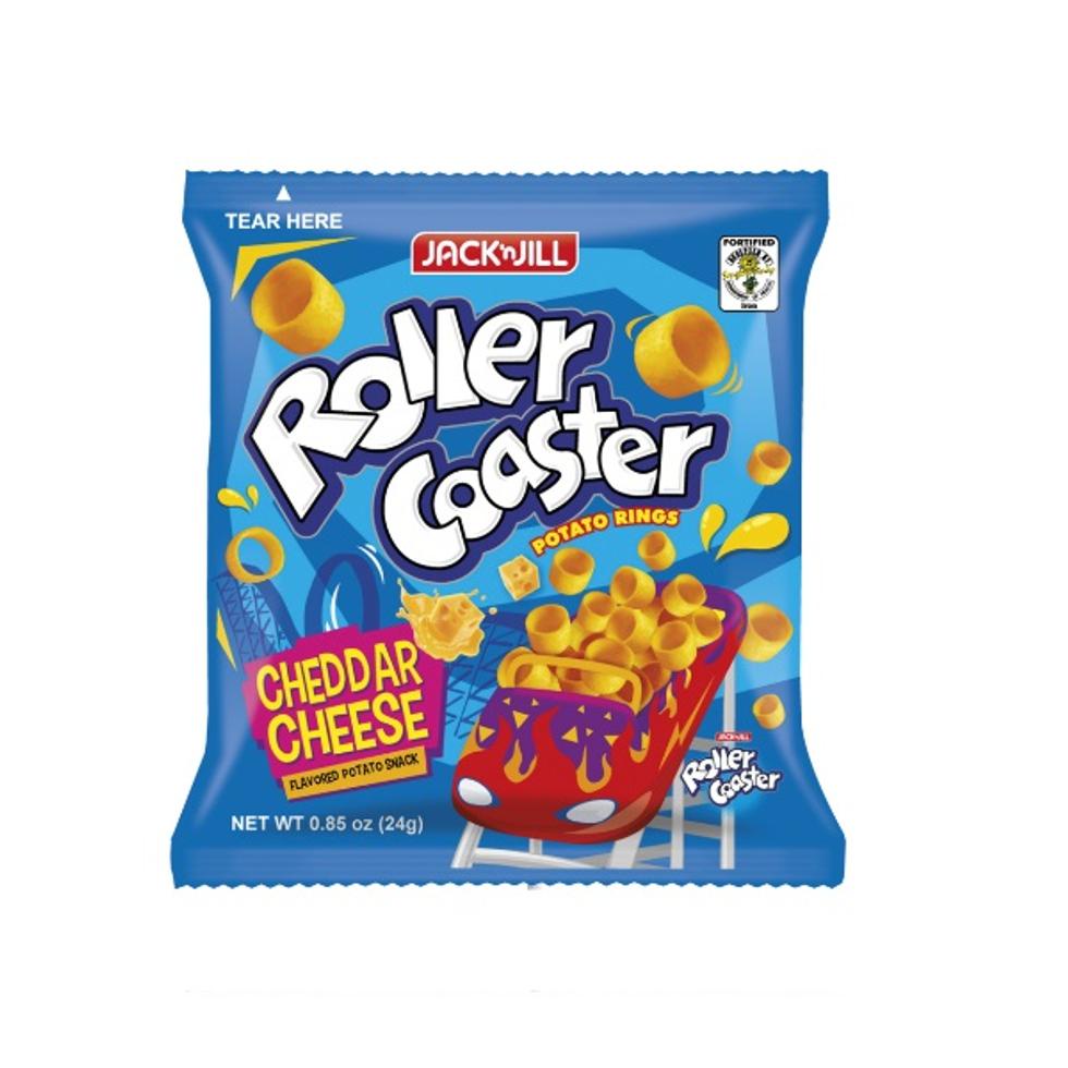 Jack n Jill Roller Coaster Potato Rings Cheddar Cheese 24g