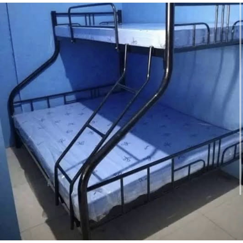 Brand new Rtype double deck bed frame with pullout single size and