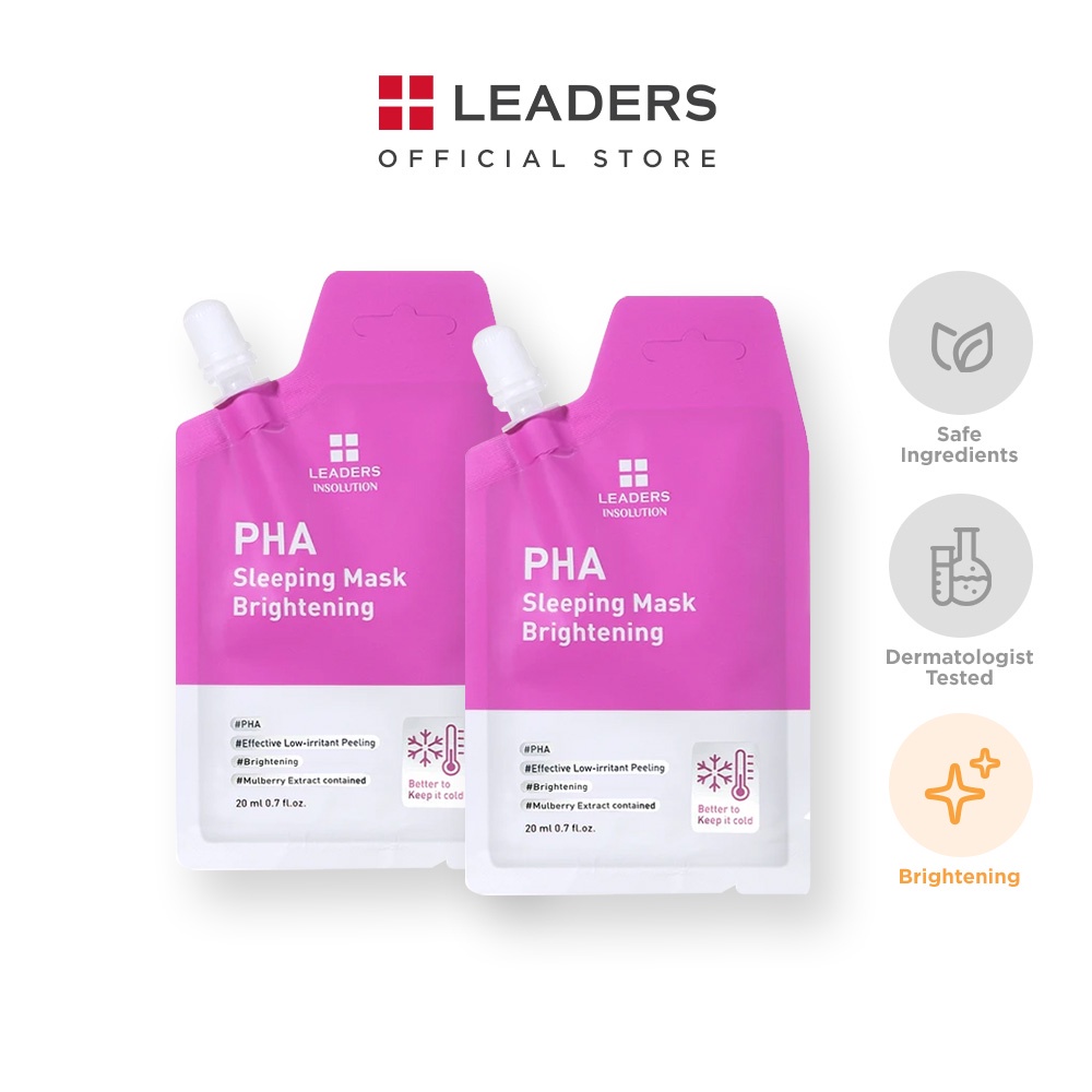 Leaders PHA Sleeping Mask Brightening 20ml Shopee Philippines