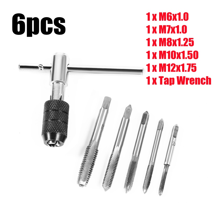 12pcs Tap and Die Set Internal and External Threads Essential Threading
