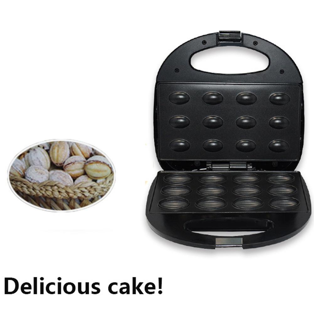 2021 Automatic Walnut Cake Maker Electric Mini Nut Waffle Bread Baking ...