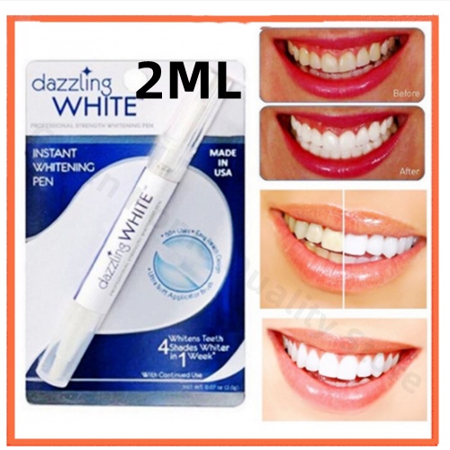 READY STOCK Dazzling White Teeth Whitening Pen/Cleaning Teeth Stain/Tooth Whitener Bleaching