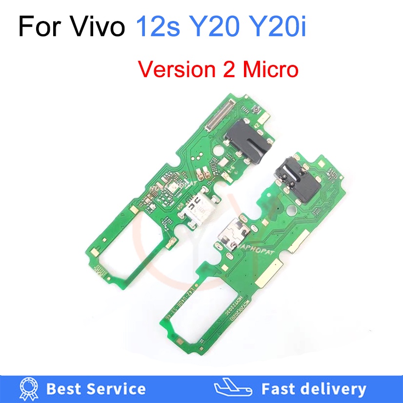 For Vivo Y12S Y12A Y20 Y20I Y20S Y30 Y50 Motherboard Main Board Connector  LCD Display Screen Ribbon USB Charging Port Dock Connector Charge Board  Flex