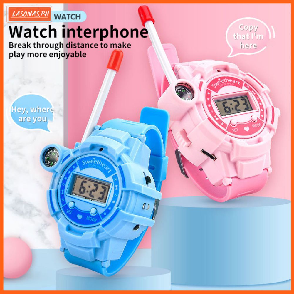 COD Kids Walkie Talkie Watch Style Walky Talky Rechargeable Walkie ...