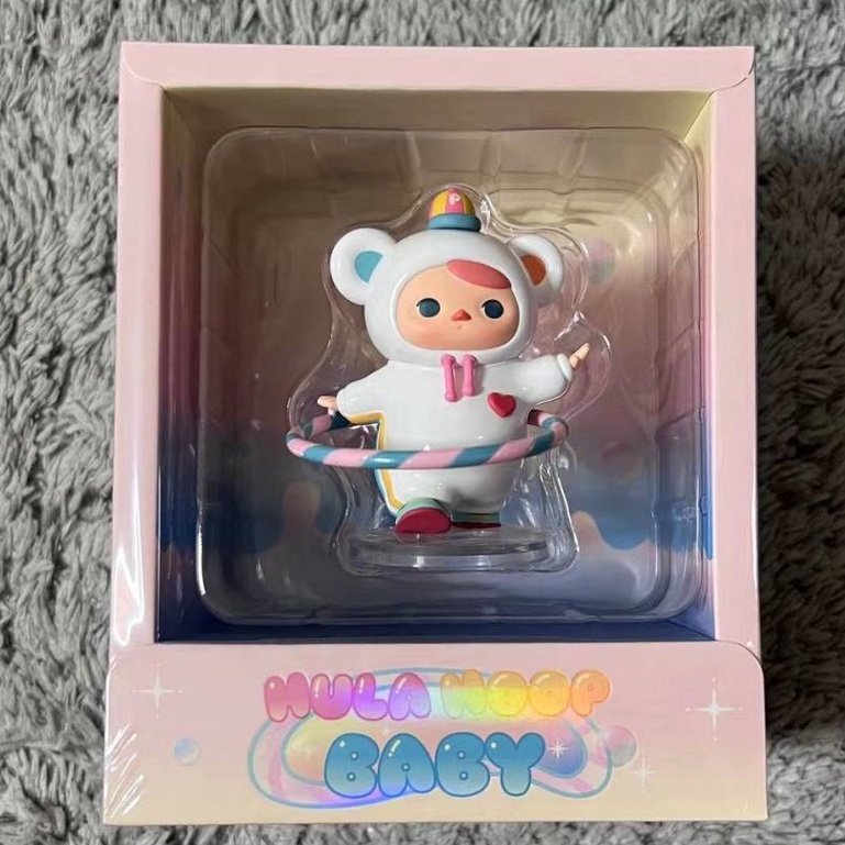 Pop mart pucky hula outlets hoop baby figurine