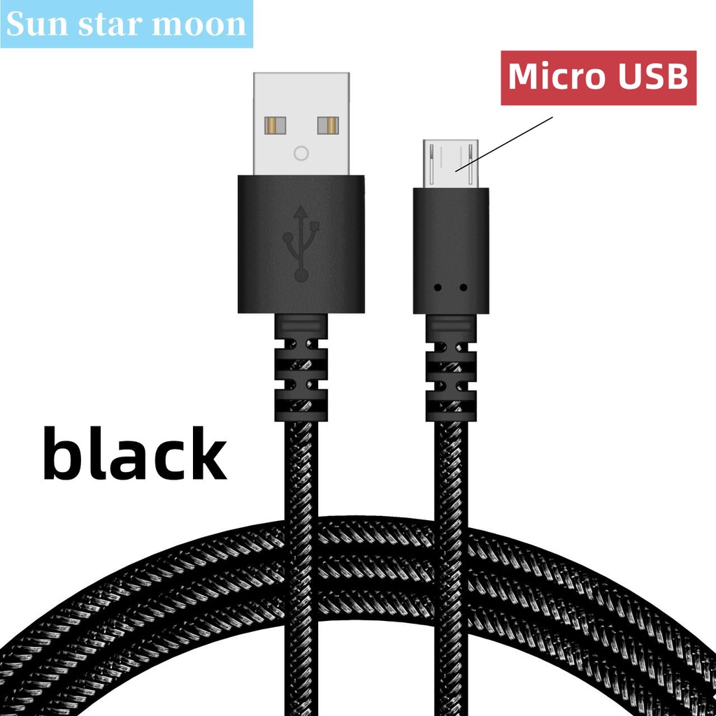 2A Nylon Braided Super fast Charger 1M Cable Fast Micro android To USB ...