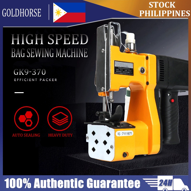 GOLDHORSE GK9370 Sack Sewing Machine Portable Woven Bag Sealer
