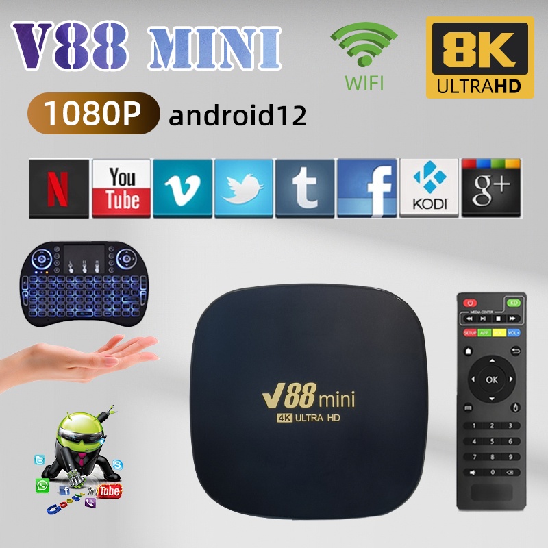 New V Mini Smart Tv Box K G Gb Android Hd Video Player