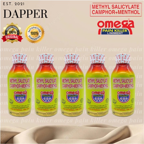 Omega Pain Killer Liniment 15ml, 30ml, 60ml, & 120ml Shopee Philippines