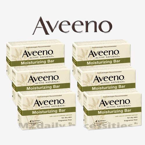 Set Of 6 Aveeno Soap Moisturizing Bar 100g Shopee Philippines