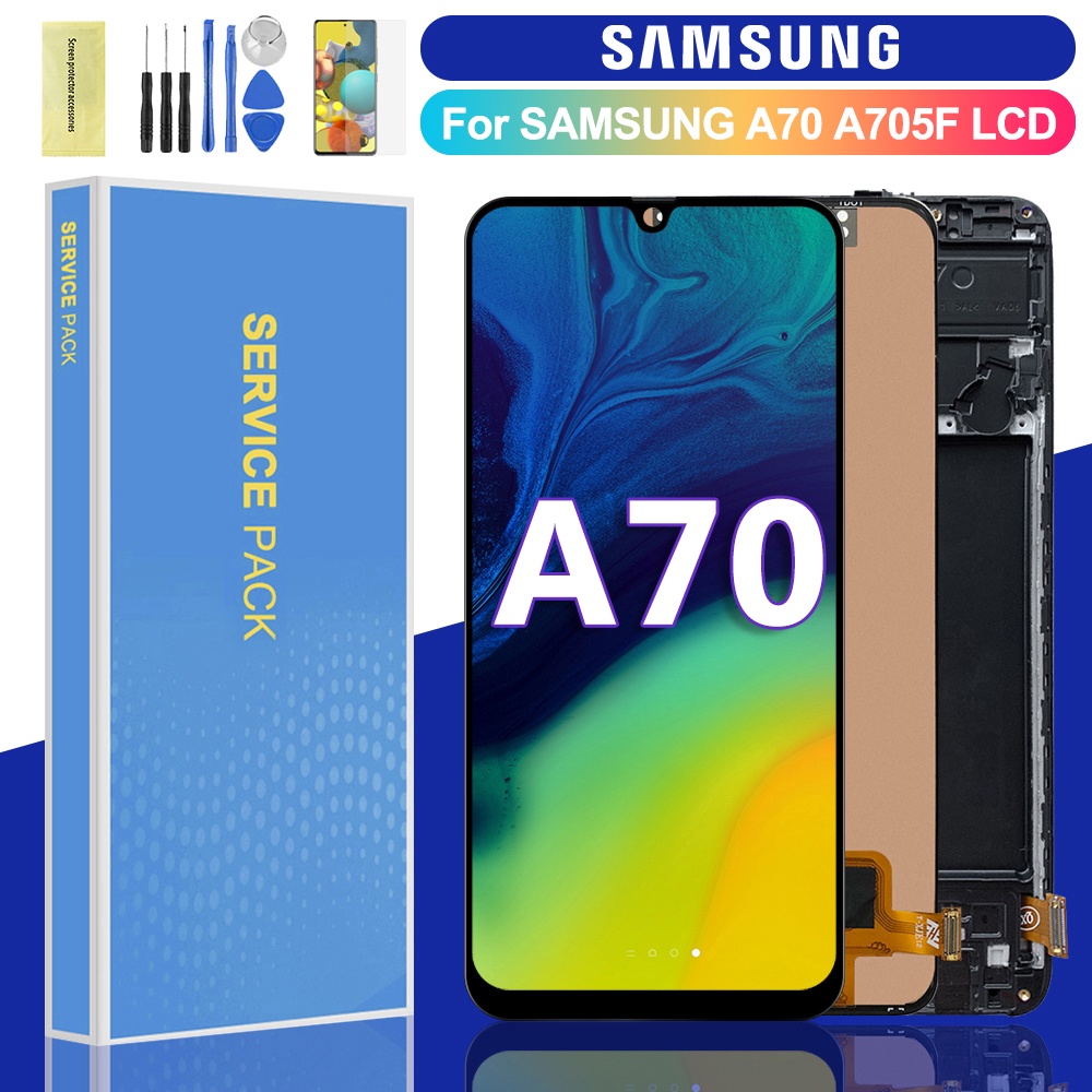 For Samsung Galaxy A70 A705 A705F SM-A705MN LCD Display Touch Screen ...