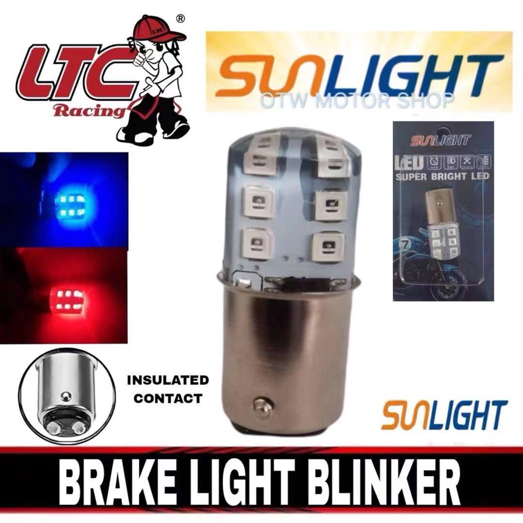 SUNLIGHT 4235 Motorcycle Led Mini Brake Light Blinker | Shopee Philippines
