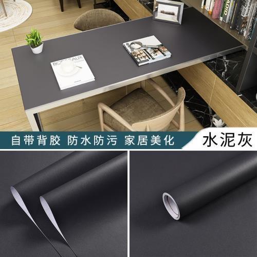 2M Self-adhesive Desk Sticker Water Proof Oil-proof Wallpaper Table ...