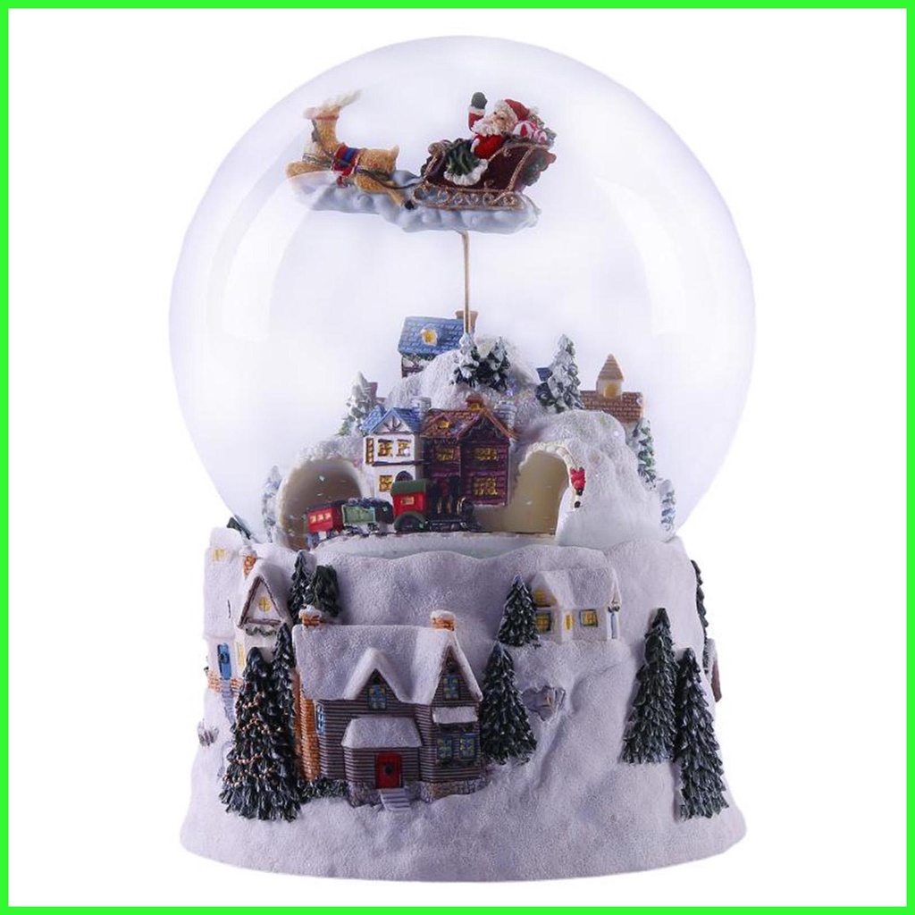 Christmas Snow Globes Color Changing Lighted Musical Water Globe with ...