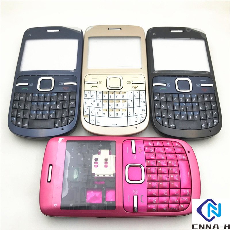 For Nokia C3 C300 New Full Complete Mobile Phone Housing Cover Case