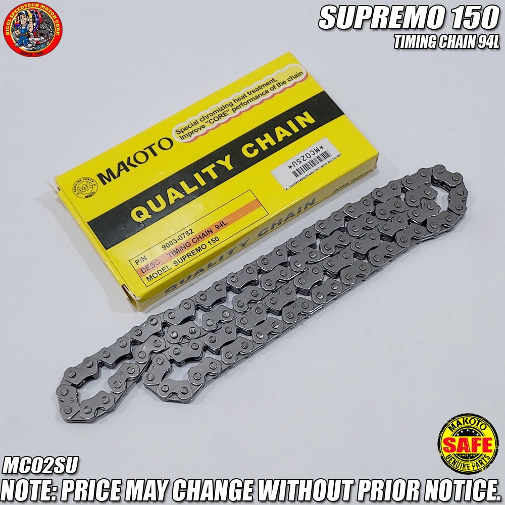 TMX SUPREMO 150 TIMING CHAIN 94L (MC02SU) Shopee Philippines