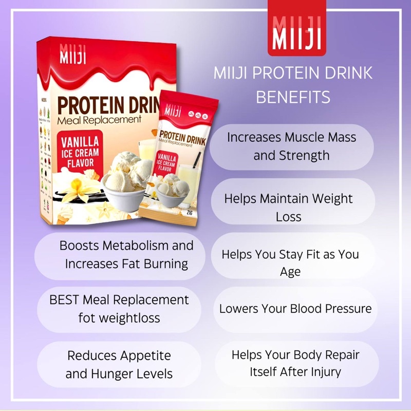 Miiji Protein Drink Meal Replacement (CLEARANCE SALE) Shopee Philippines