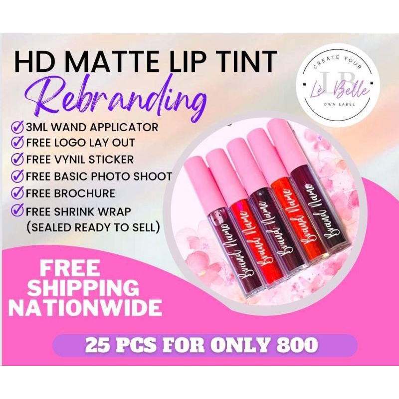 HD MATTE LIP TINT REBRANDING Shopee Philippines