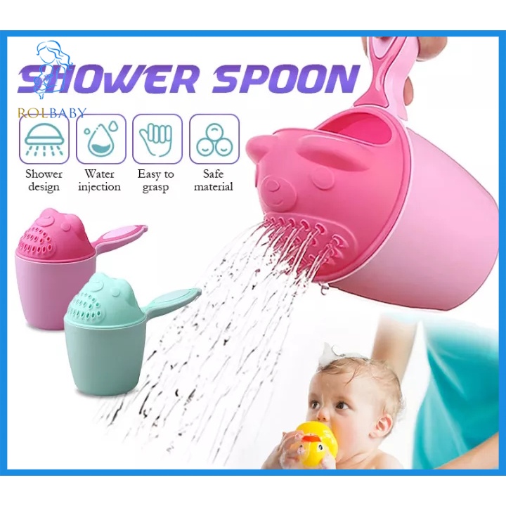 Rolbaby Baby tabo Shampoo Cartoon Baby Shampoo Cup Bathing Shower ...