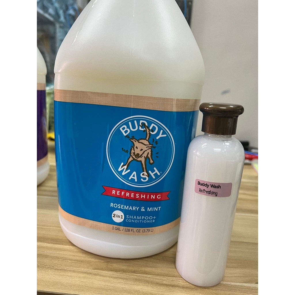 Buddy Wash Dog 2 in 1 Shampoo Conditioner poured into 200ml taken from Gallon Jugs Shopee Philippines