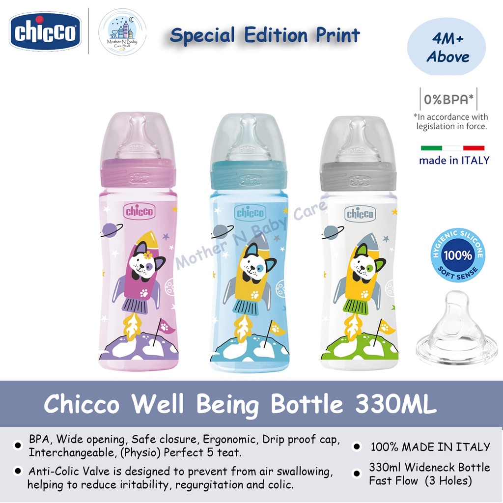 CHICCO Pack Biberones Black Edition