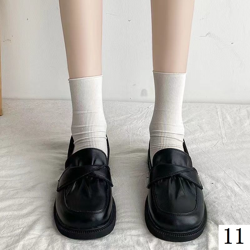 35-43 Large Size Women's Shoes 41 Wide Feet Fat Zhen Single Autumn ...