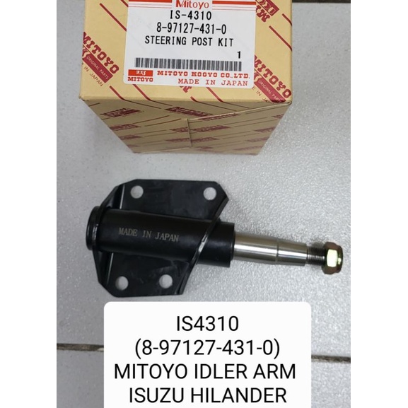 Idler Arm Isuzu Hilander (8971274310) Mitoyo Japan Shopee Philippines