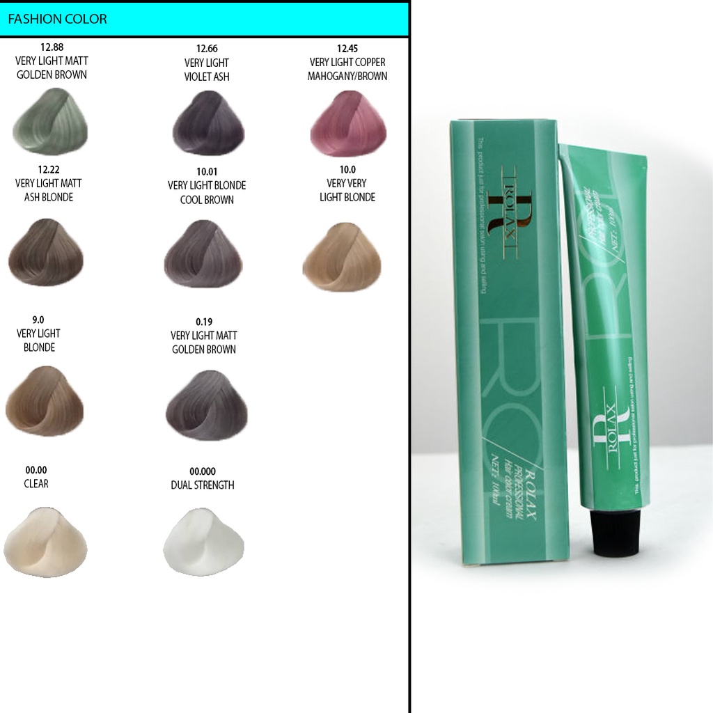 ROLAX hair color (FASHION COLOR) | Shopee Philippines