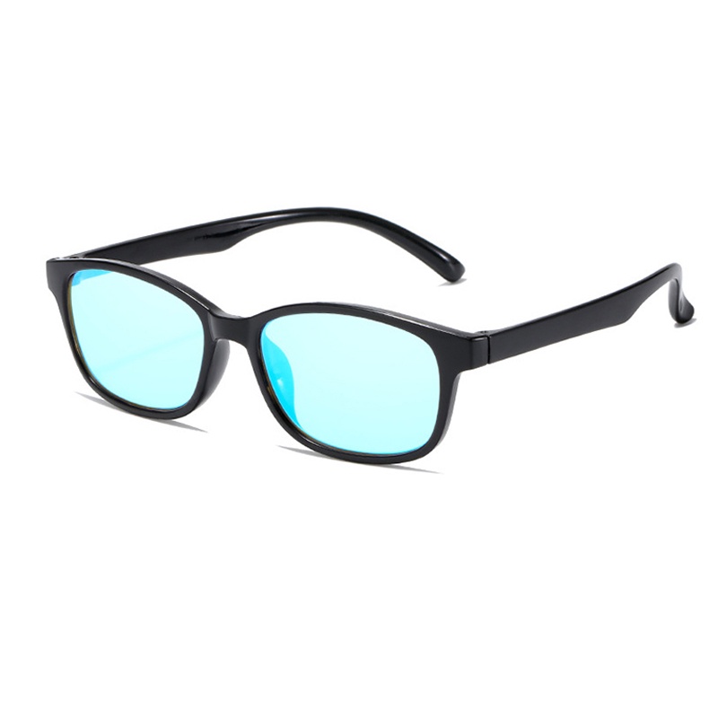 Classsic Retro Black Frame Red-Green Color Blind Glasses Oval ...