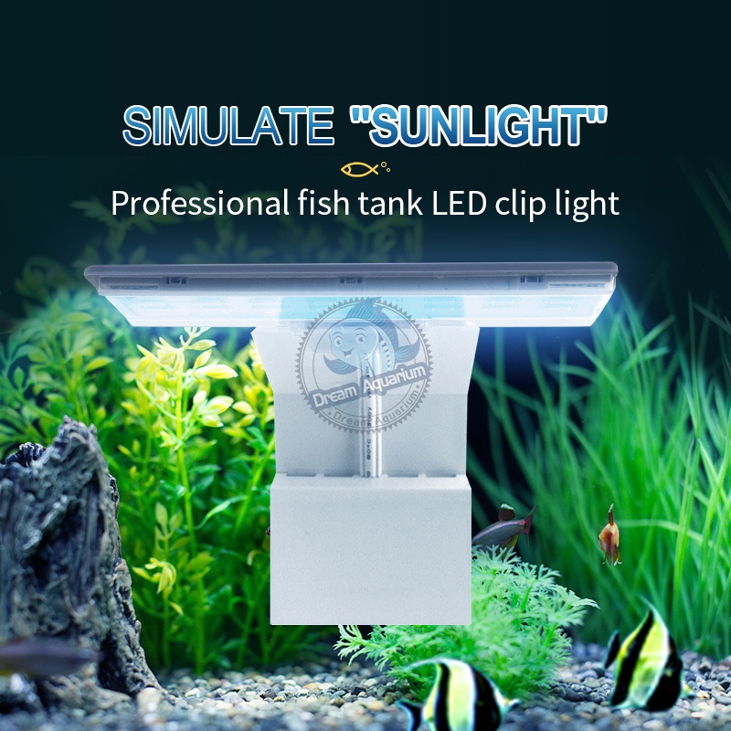 5W Aquarium LED Light Waterproof Fish Tank Light Aquarium Accessories ...