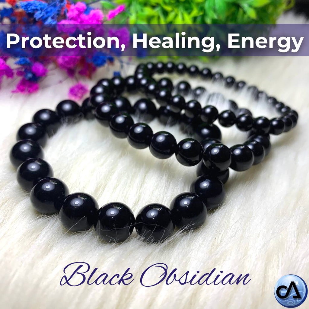 Black obsidian deals protection stone