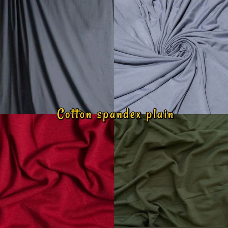 Cotton Spandex 100% stretchable Fabric