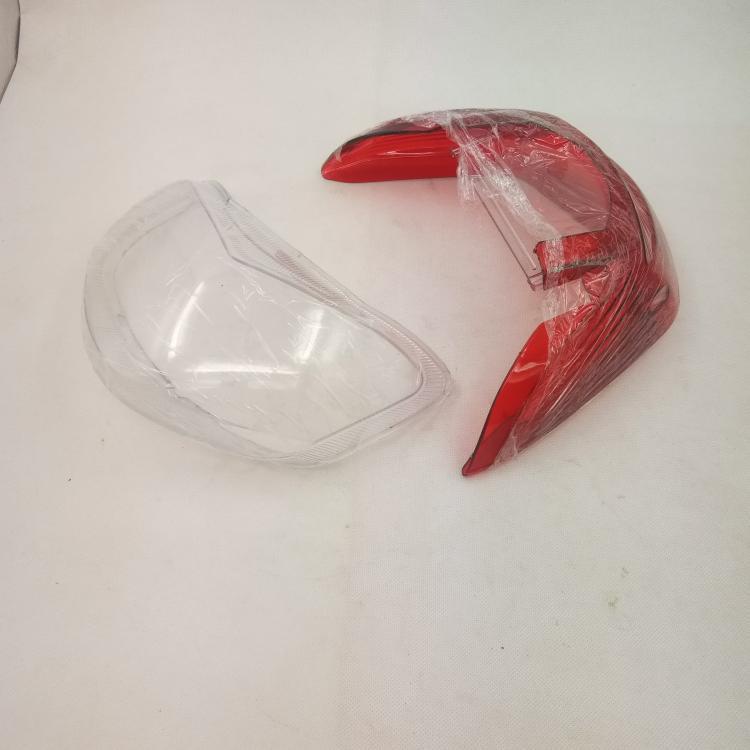 Curved beam car HJ11022A2C2D happy luck 110 headlight glass lamp housing rear brake light