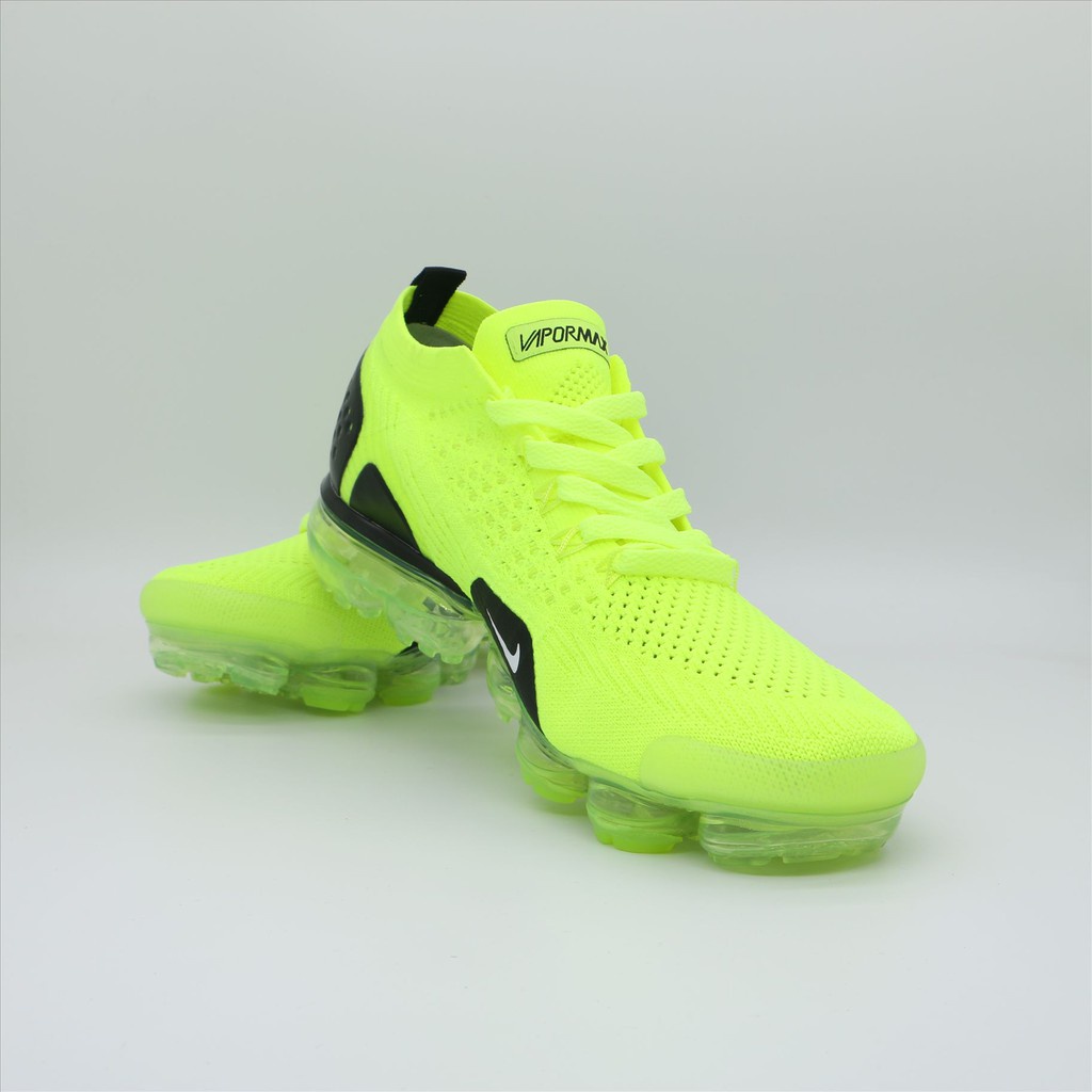 Nike vapormax cheap flyknit neon green