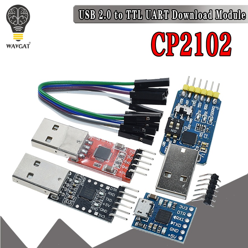 CP2102 USB 2.0 to UART TTL 5PIN Connector Module Serial Converter STC ...